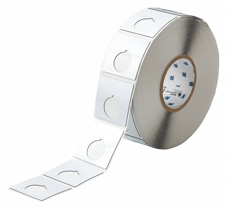 Pre-Cut Label Stock Roll White Gloss