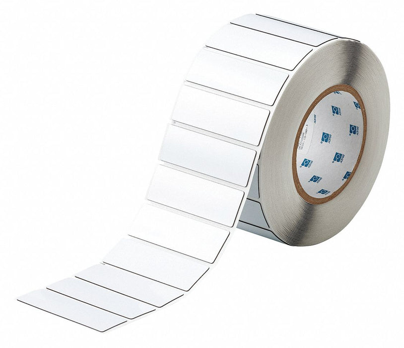 Pre-Cut Label Stock Roll White Gloss