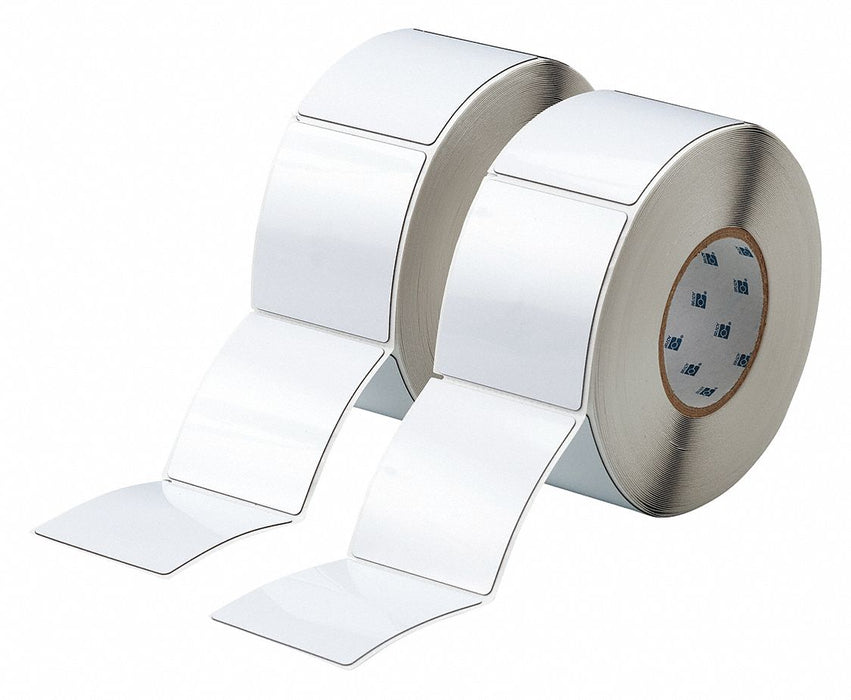Pre-Cut Label Stock Roll White Gloss