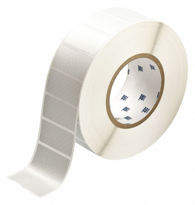 Pre-Cut Label Stock Roll Gray Matte