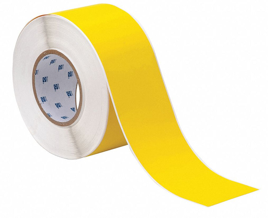 ContinuousLabelStock Yellow Matte 3inW