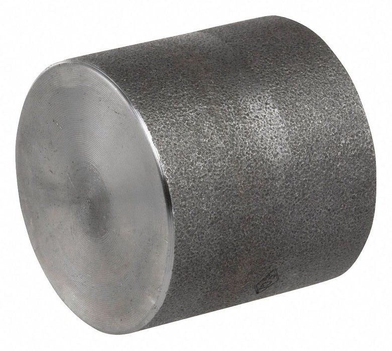 Round Cap 304 SS 1 1/4  FNPT Class 3000