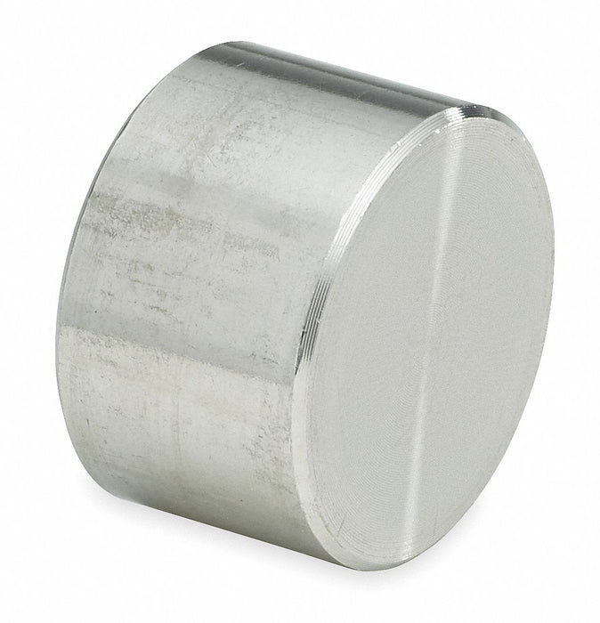 Round Cap 304 SS 1/4 in Class 3000