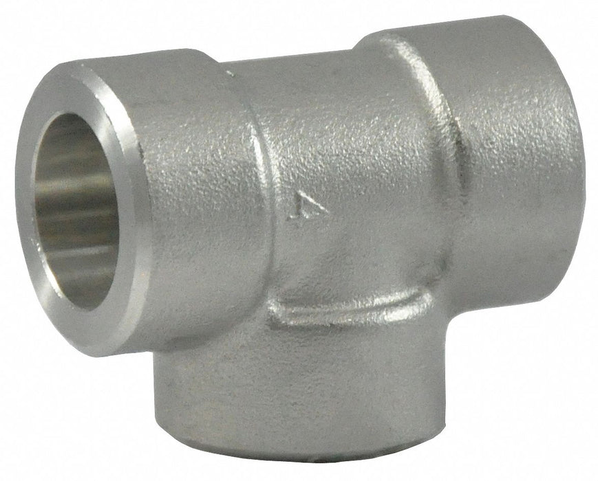 Tee 316 SS 3/4 in Pipe Size Class 3000