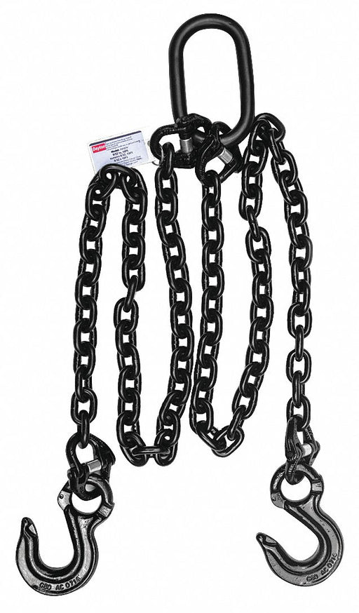 Chain Sling 3/8 in Size G80 5 ft L DOS