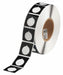 Pre-Cut Label Stock Roll Black Gloss