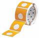 Pre-Cut Label Stock Roll Yellow Gloss