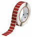 Pre-Cut Label Stock Roll Red Gloss