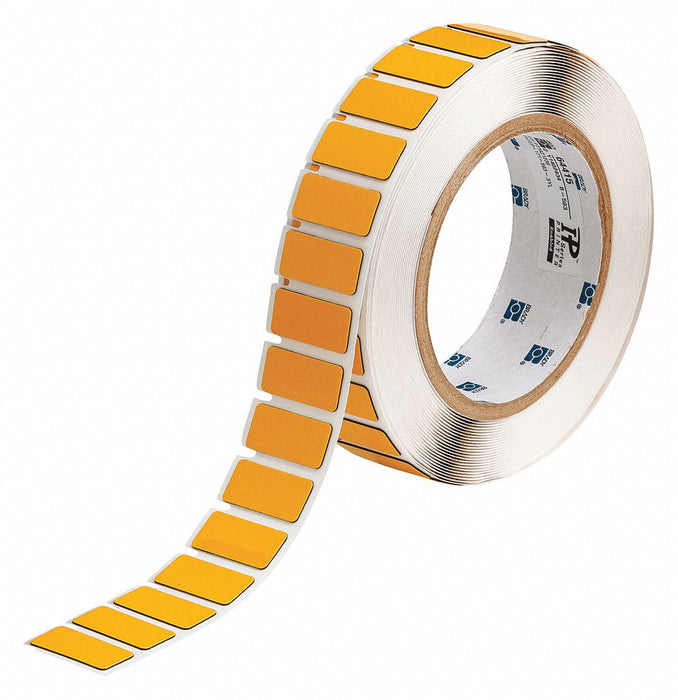 Pre-Cut Label Stock Roll Yellow Gloss