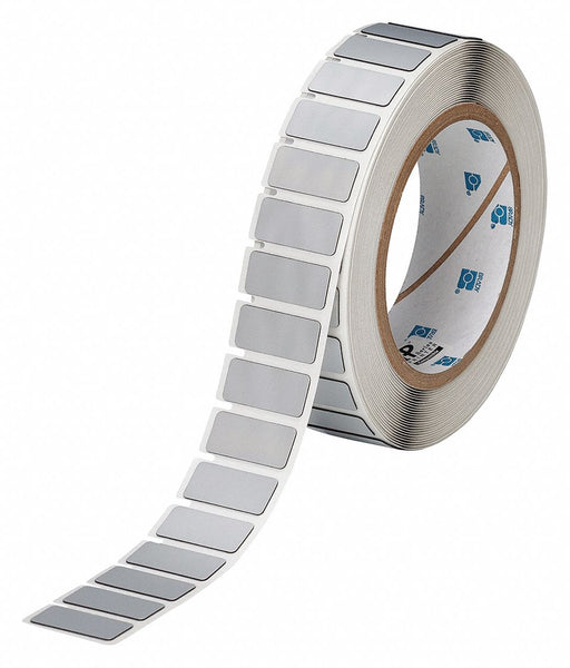 Label Silver Glossy Polyester 1 in W