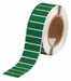 Pre-Cut Label Stock Roll Green Gloss