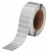 Pre-Cut Label Stock Roll Silver Gloss