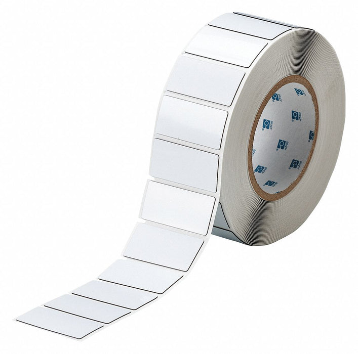 Pre-Cut Label Stock Roll White Gloss