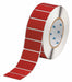 Pre-Cut Label Stock Roll Red Gloss