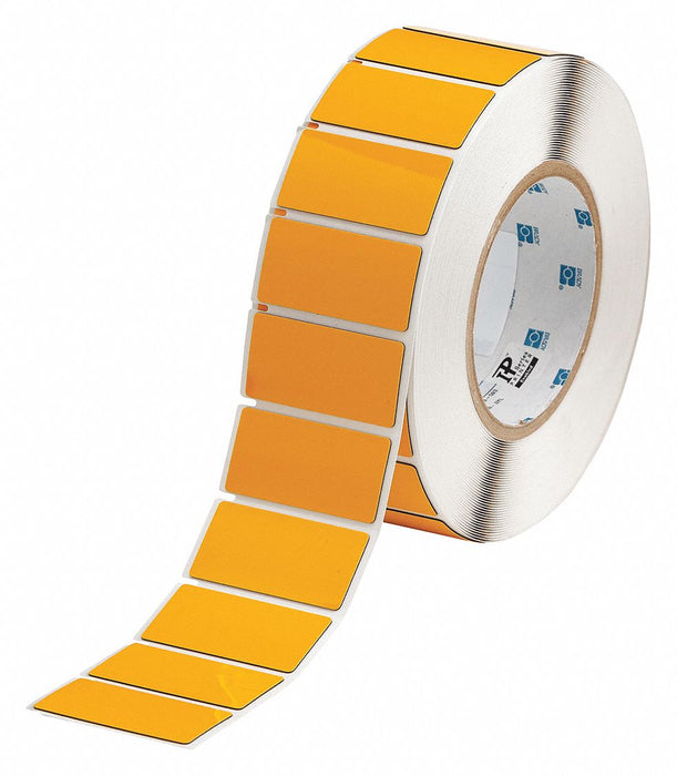 Pre-Cut Label Stock Roll Yellow Gloss