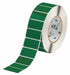 Pre-Cut Label Stock Roll Green Gloss