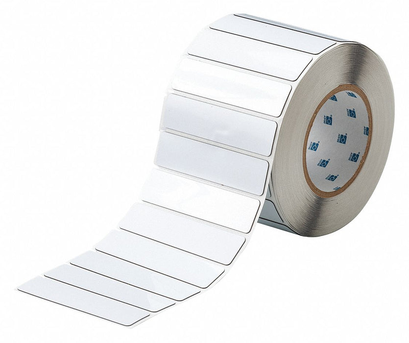 Pre-Cut Label Stock Roll White Gloss