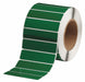 Pre-Cut Label Stock Roll Green Gloss