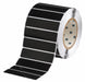 Pre-Cut Label Stock Roll Black Gloss