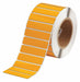 Pre-Cut Label Stock Roll Yellow Gloss