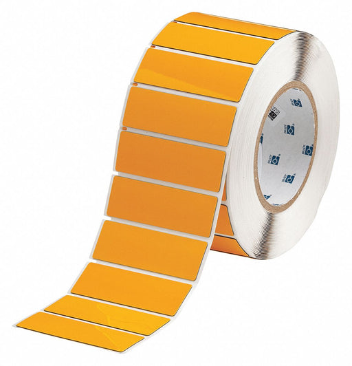Label Yellow Glossy Polyester 3 in W