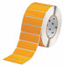 Pre-Cut Label Stock Roll Yellow Gloss