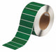 Pre-Cut Label Stock Roll Green Gloss