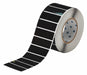 Pre-Cut Label Stock Roll Black Gloss