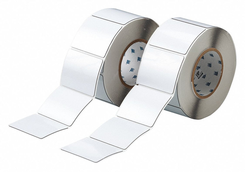 Pre-CutLabelStockRoll White Gloss PK2