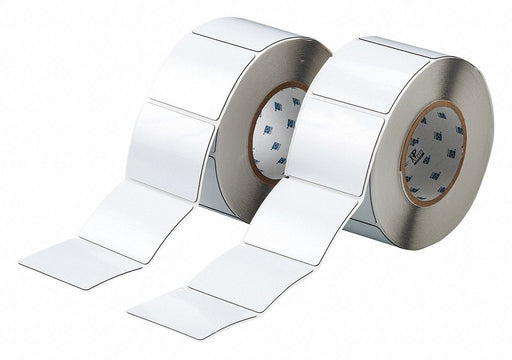 Label White Glossy Polyester 3 W PK2