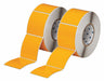 Pre-Cut Label Stock Roll Yellow Gloss