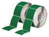 Pre-Cut Label Stock Roll Green Gloss