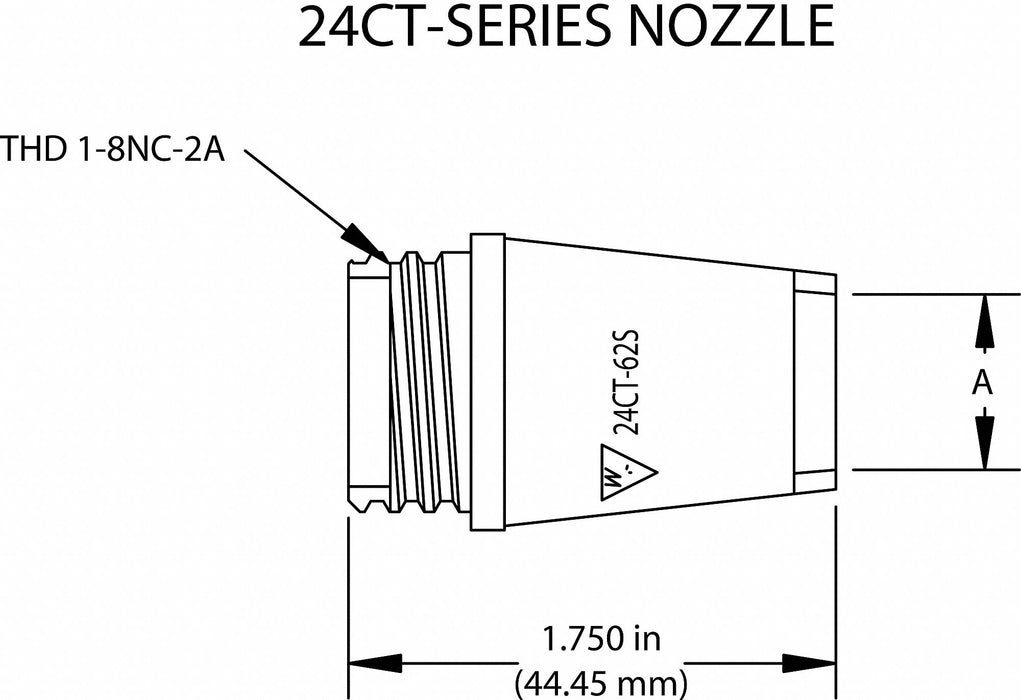 TWECO Copper Tapered MIG Welding Nzl PK2