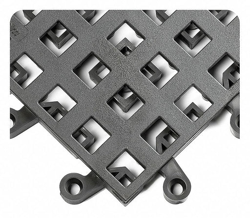 Interlock Drainage Mat Gray 18 x18 PK10