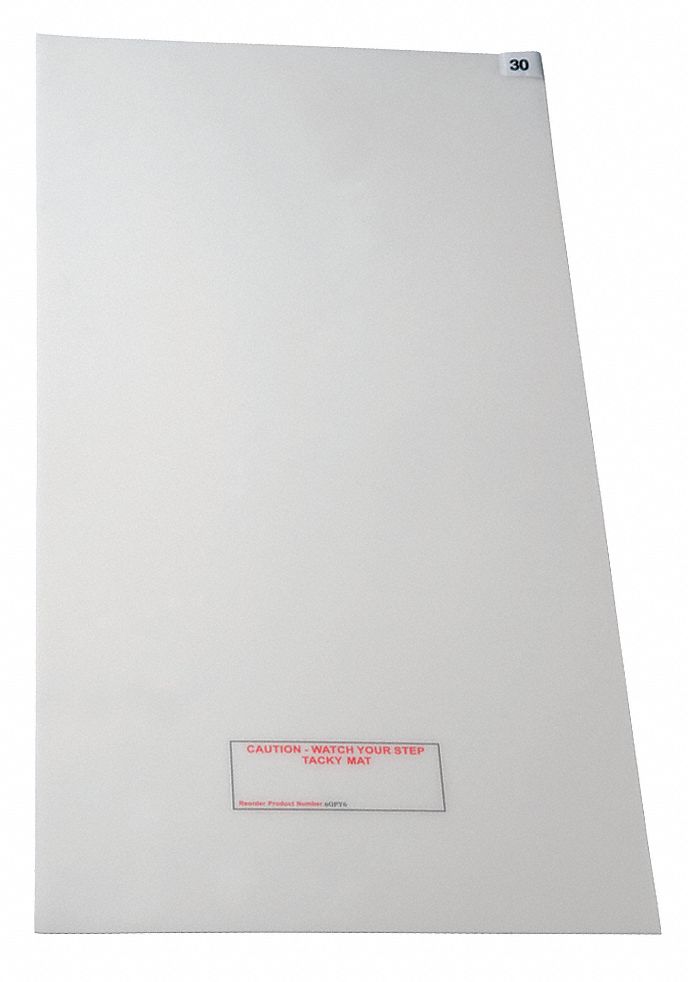 D5741 Tacky Mat White 36 x 45 In PK4