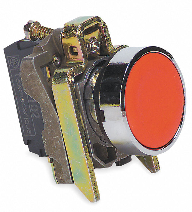 H7079 FlushPushButtnOp NonIllum Red 1NO/1NC