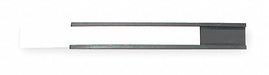 Label Holder Dark Brown C-Channel PK25