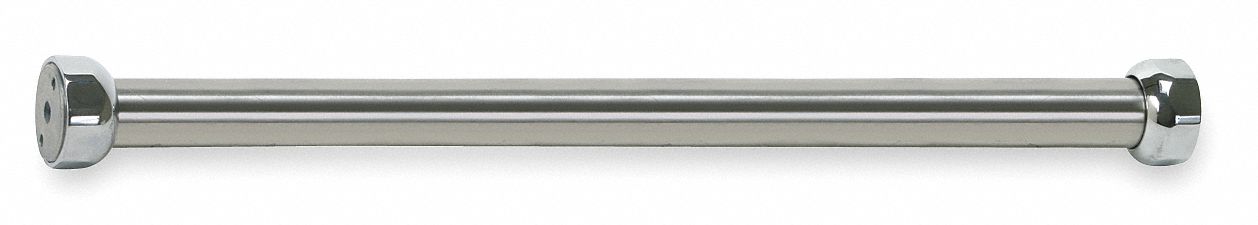 Shower Rod SS 72 in L Chrome Plated