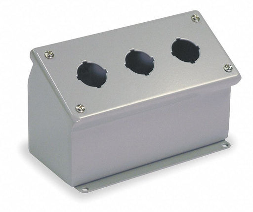PushButtonEnclosure 30mm 3Holes Steel