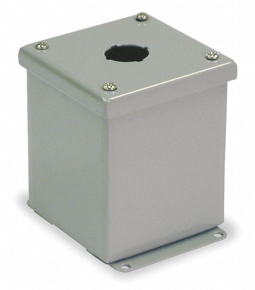 PushButtonEnclosure 22mm 1Hole CarbSteel