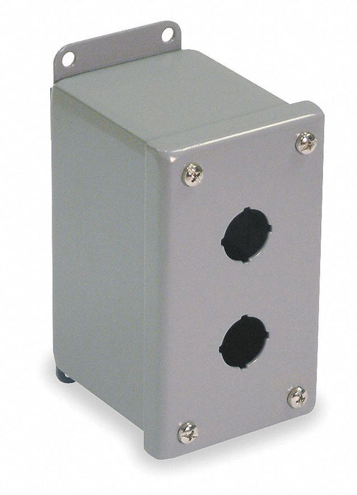 PushButtonEnclosure 22mm 2Hole CarbSteel