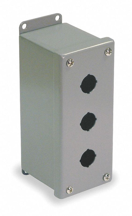 PushButtonEnclosure 22mm 3Hole CarbSteel
