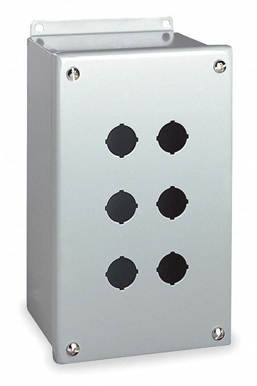 PushButtonEnclosure 22mm 6Hole CarbSteel