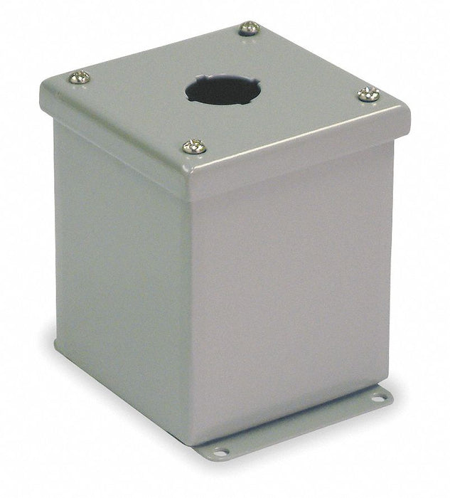 PushButtonEnclosure 30mm 1Hole CarbSteel