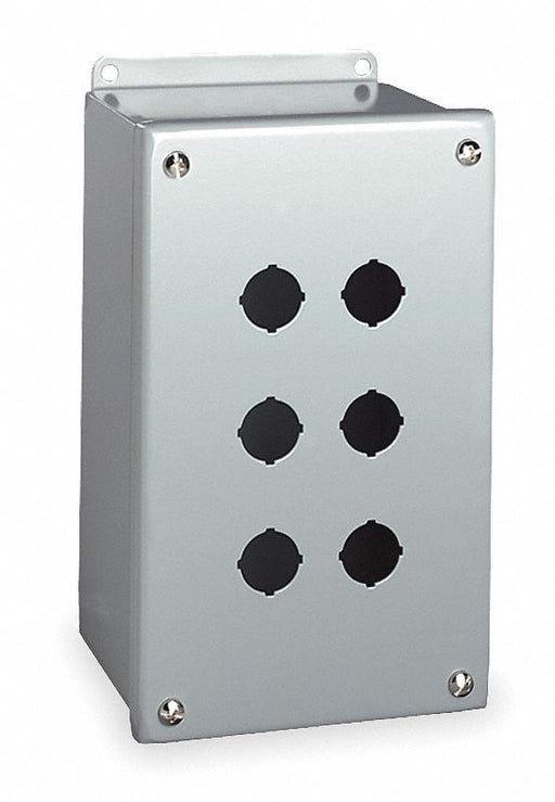 PushButtonEnclosure 30mm 6Hole CarbSteel