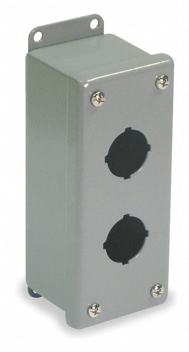 PushButtonEnclosure 30mm 2Hole CarbSteel