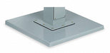Pedestal Base 18x18 Sq In Steel Gray