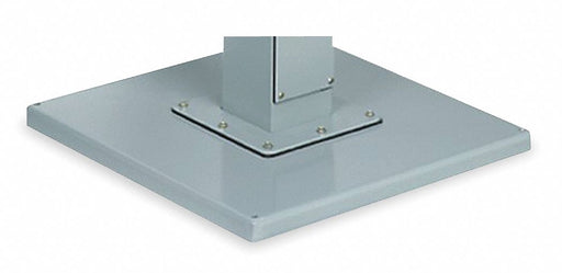 Pedestal Base 18x18 Sq In Steel Gray