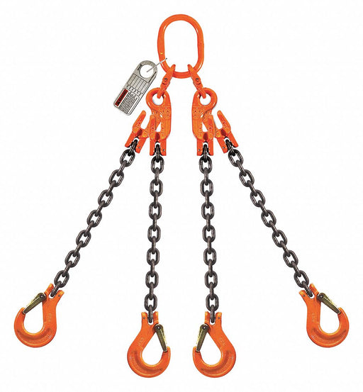 Chain Sling 9/32 in Size G100 5 ft L QOS