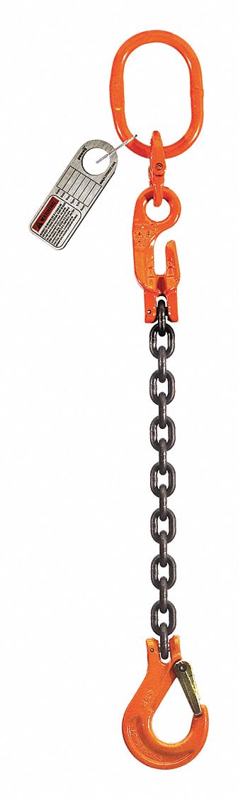 Chain Sling 9/32 in Size G100 5 ft L SOS